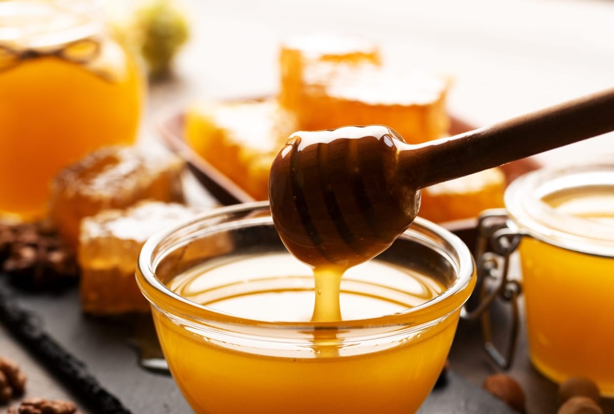 Desserts met honing