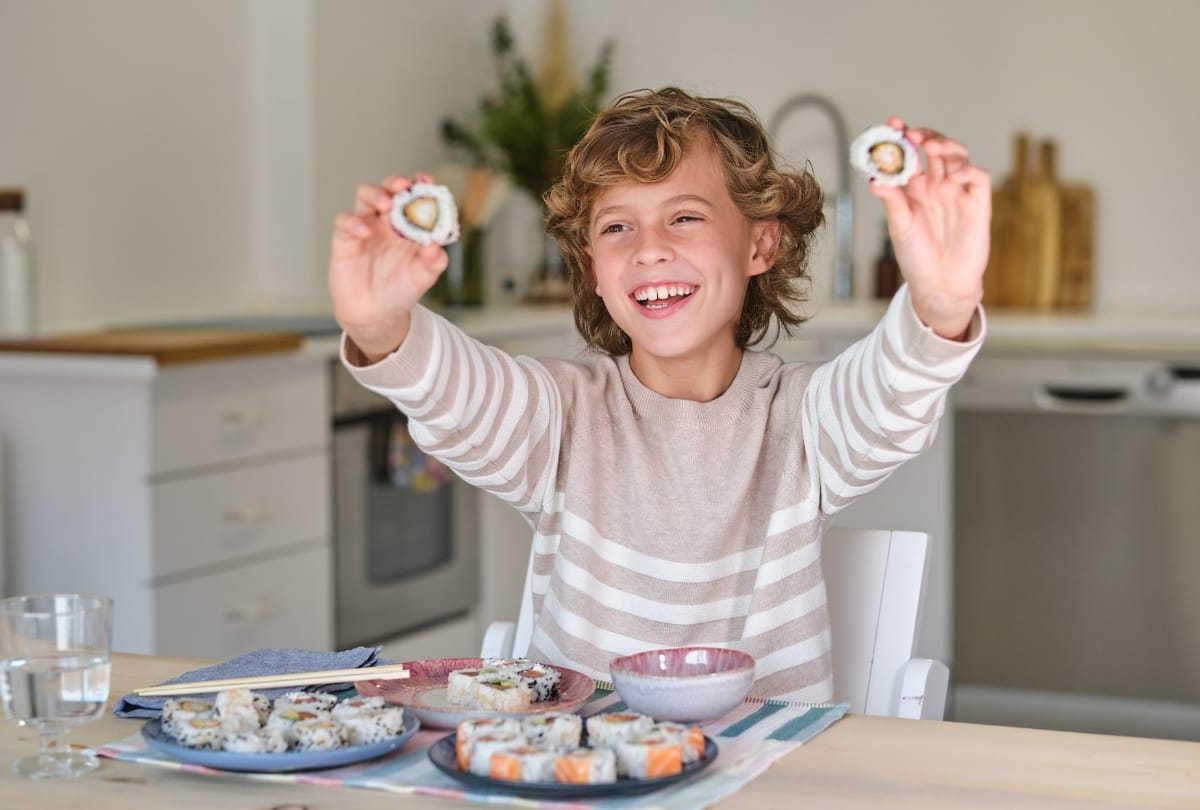 Zelf sushi maken met kinderen
