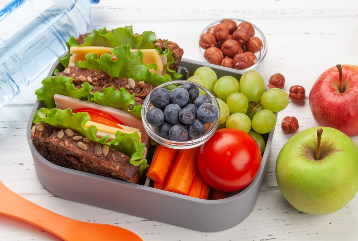 Gezonde en snelle schoollunches voor kinderen