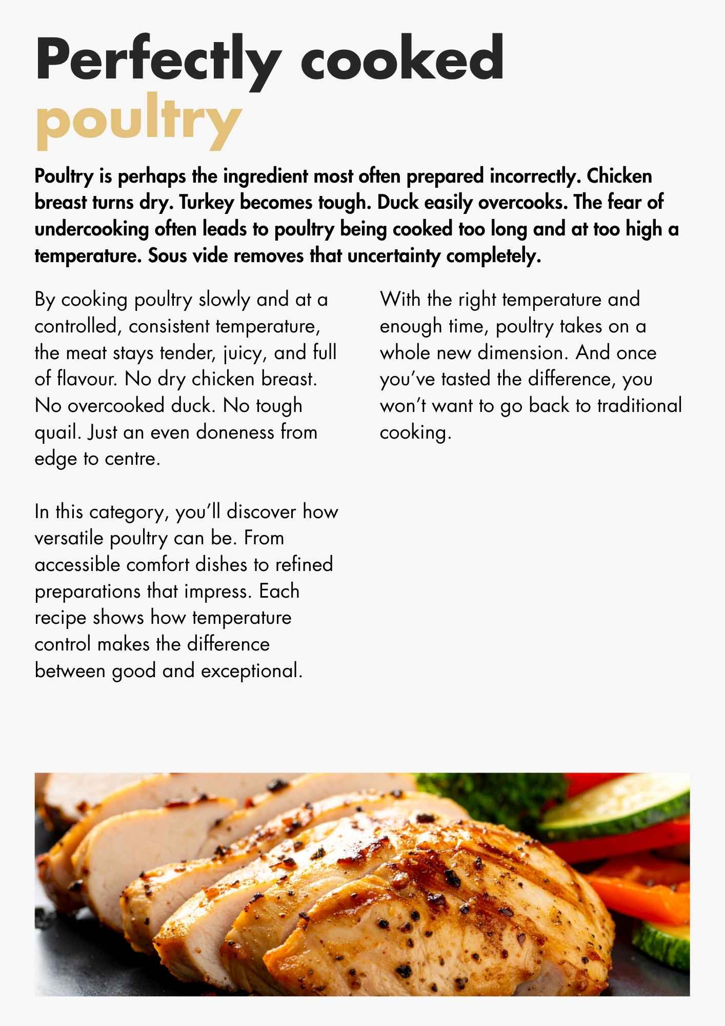 Sous vide recipe collection