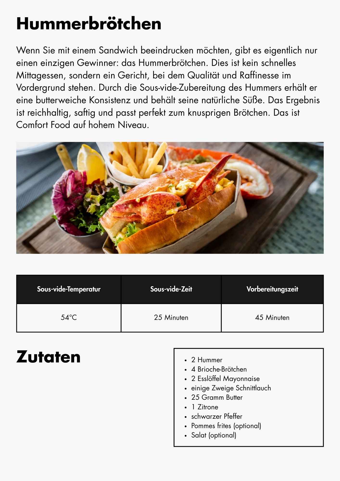 Die beste Sammlung von Sous-Vide-Rezepten