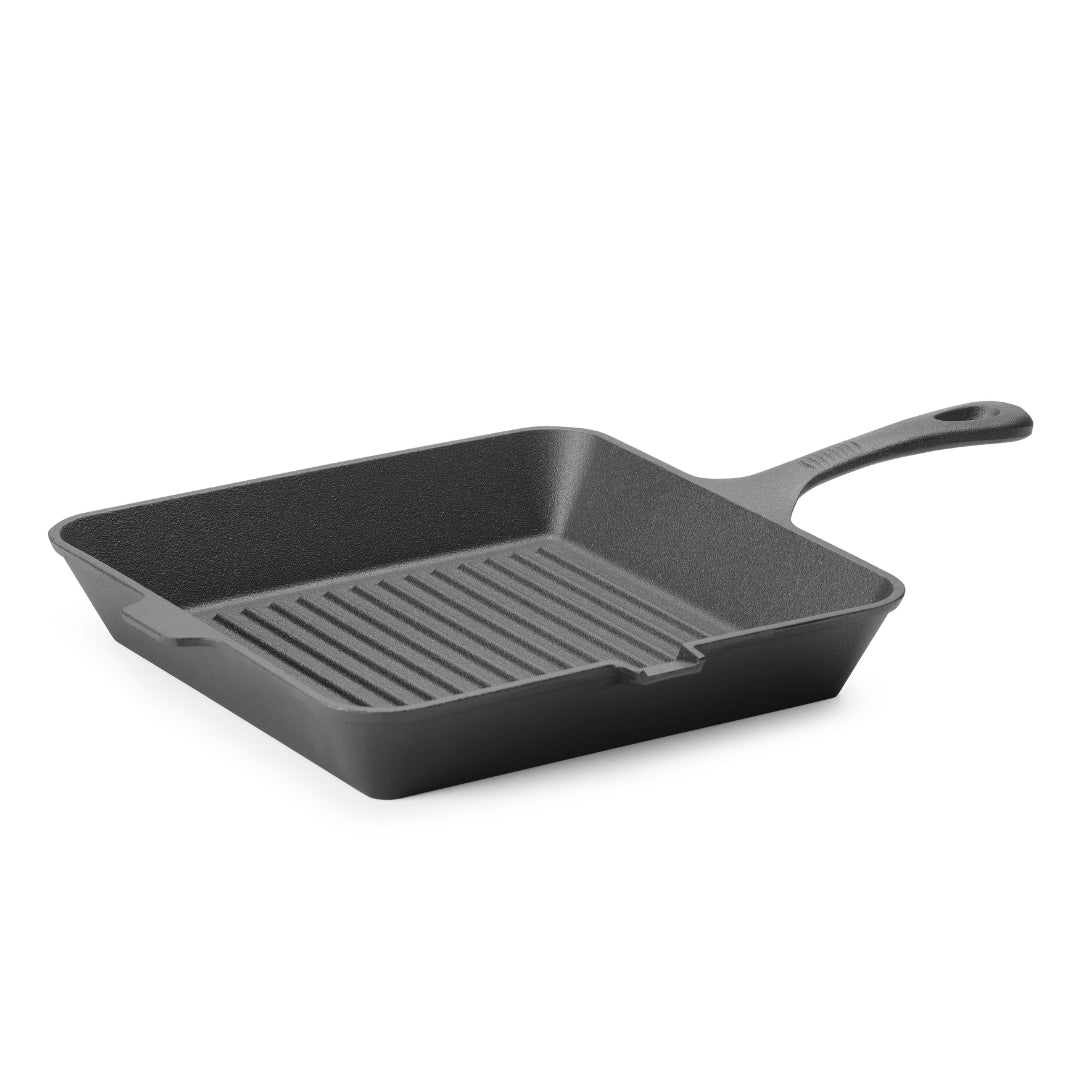 Gietijzeren-grillpan
