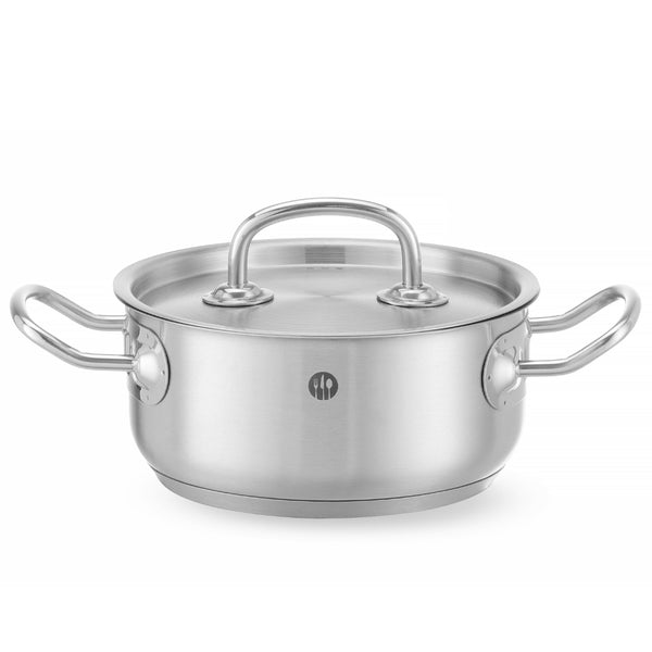 Kookpan laag - met deksel