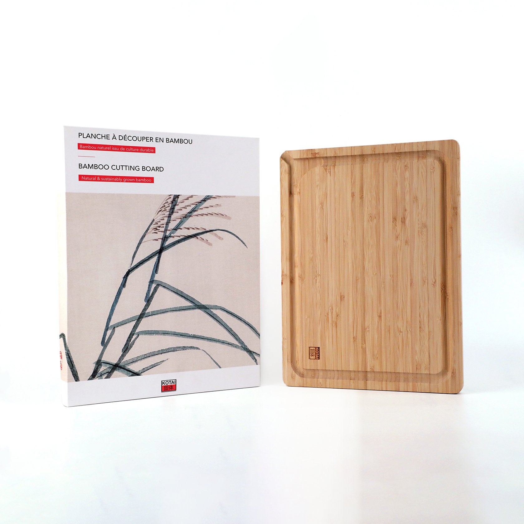 KOTAI bamboe snijplank met sapgeul 40 x 30 cm