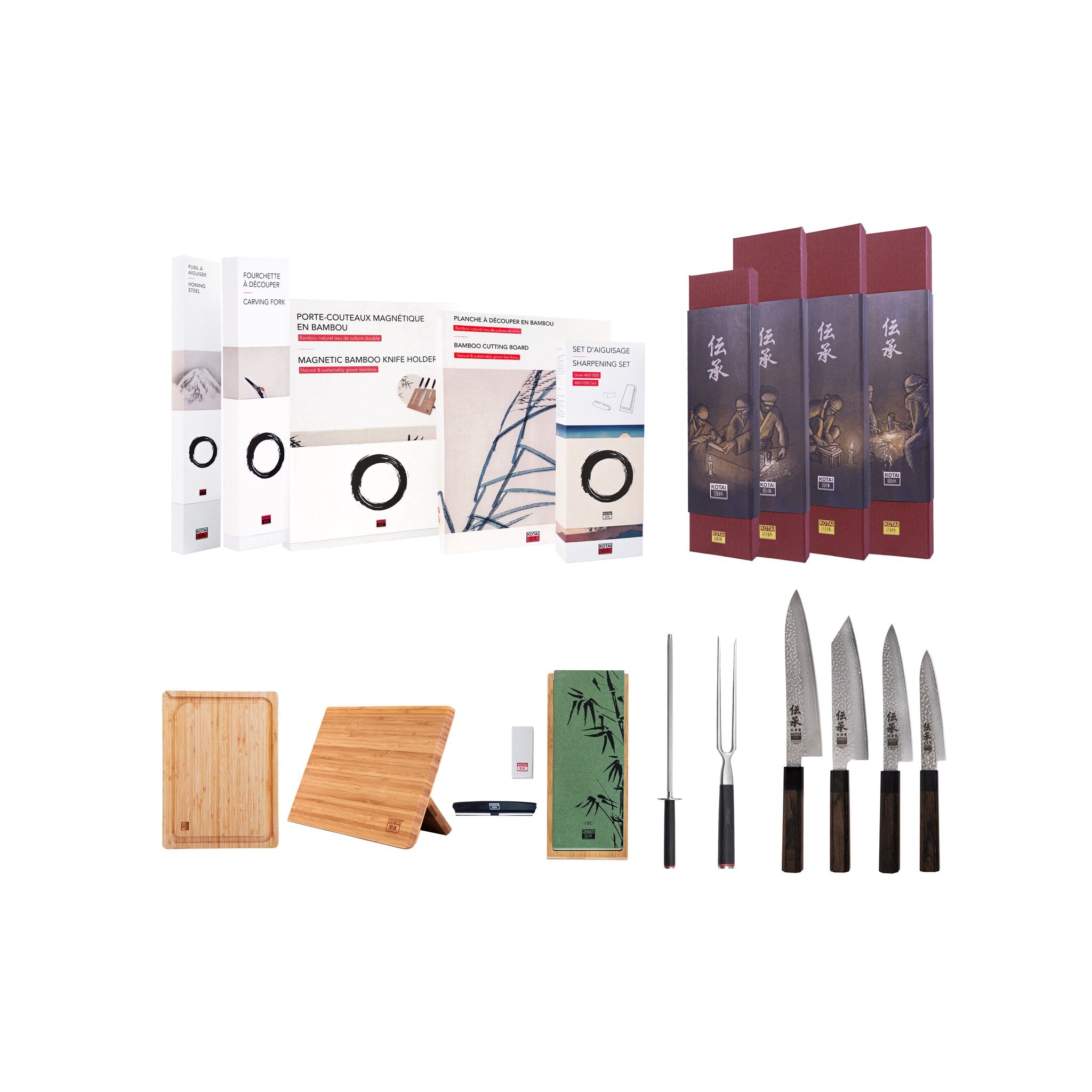 KOTAI Densho deluxe set 9-delig, productfoto 2