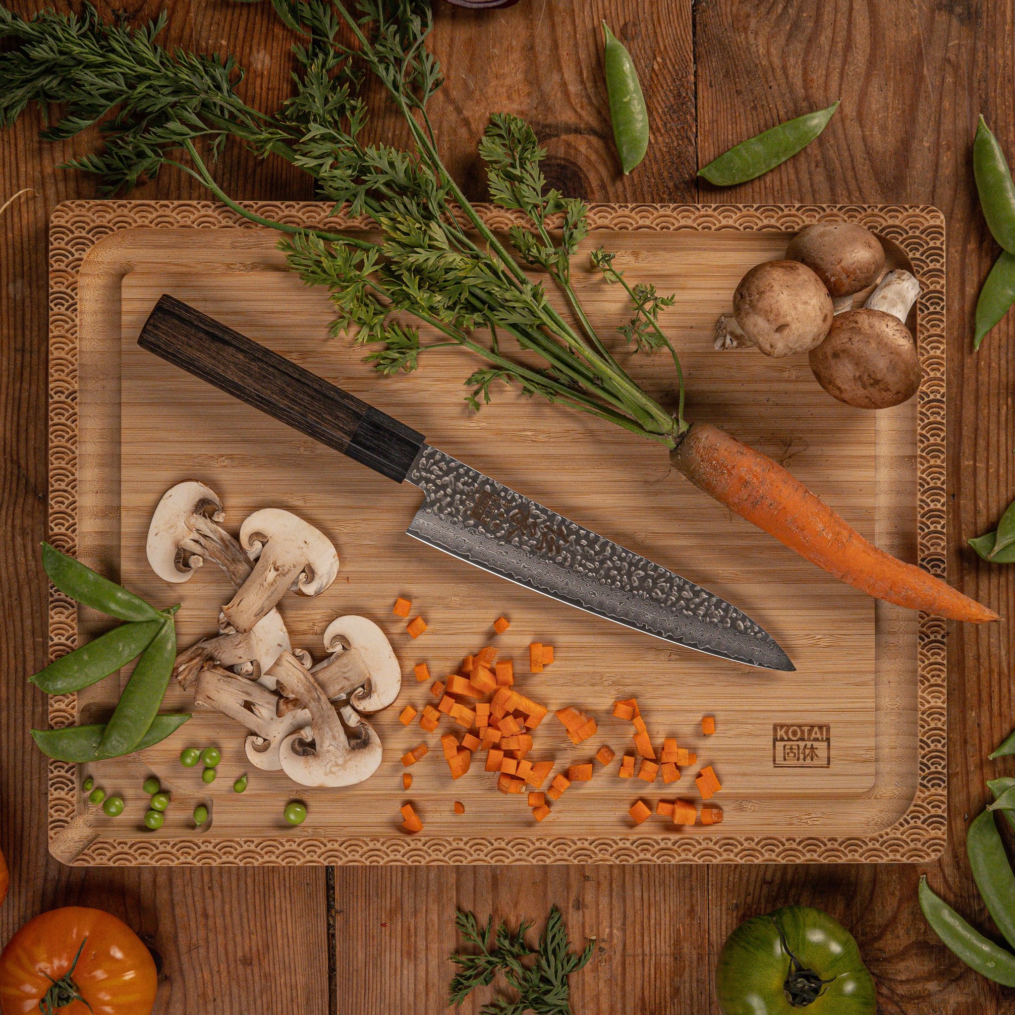 KOTAI Densho Gyuto koksmes 18 cm, productfoto 2