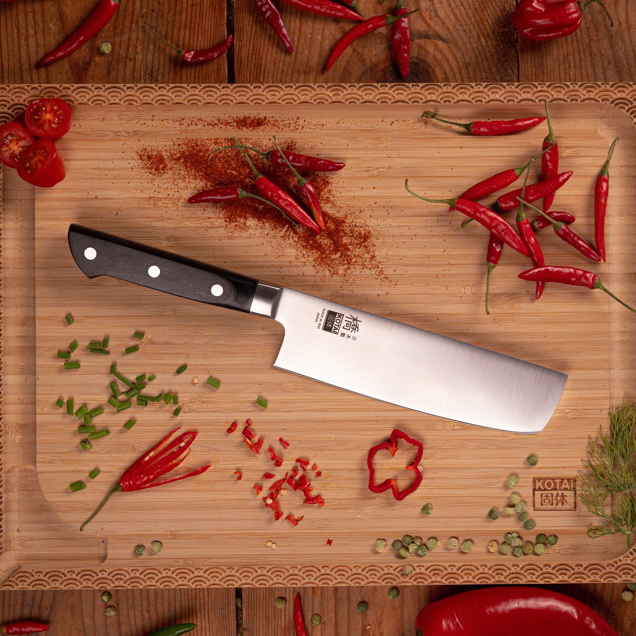 KOTAI Hashi Classic Nakiri 16,5 cm, productfoto 2