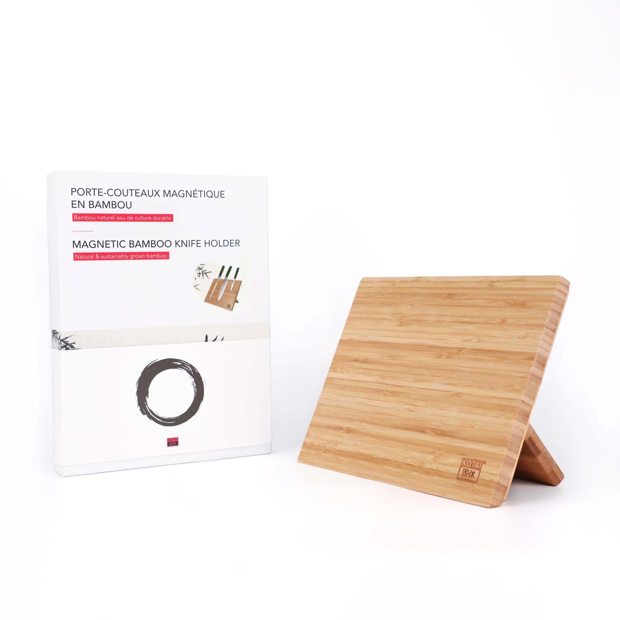 KOTAI magnetische bamboe messenhouder