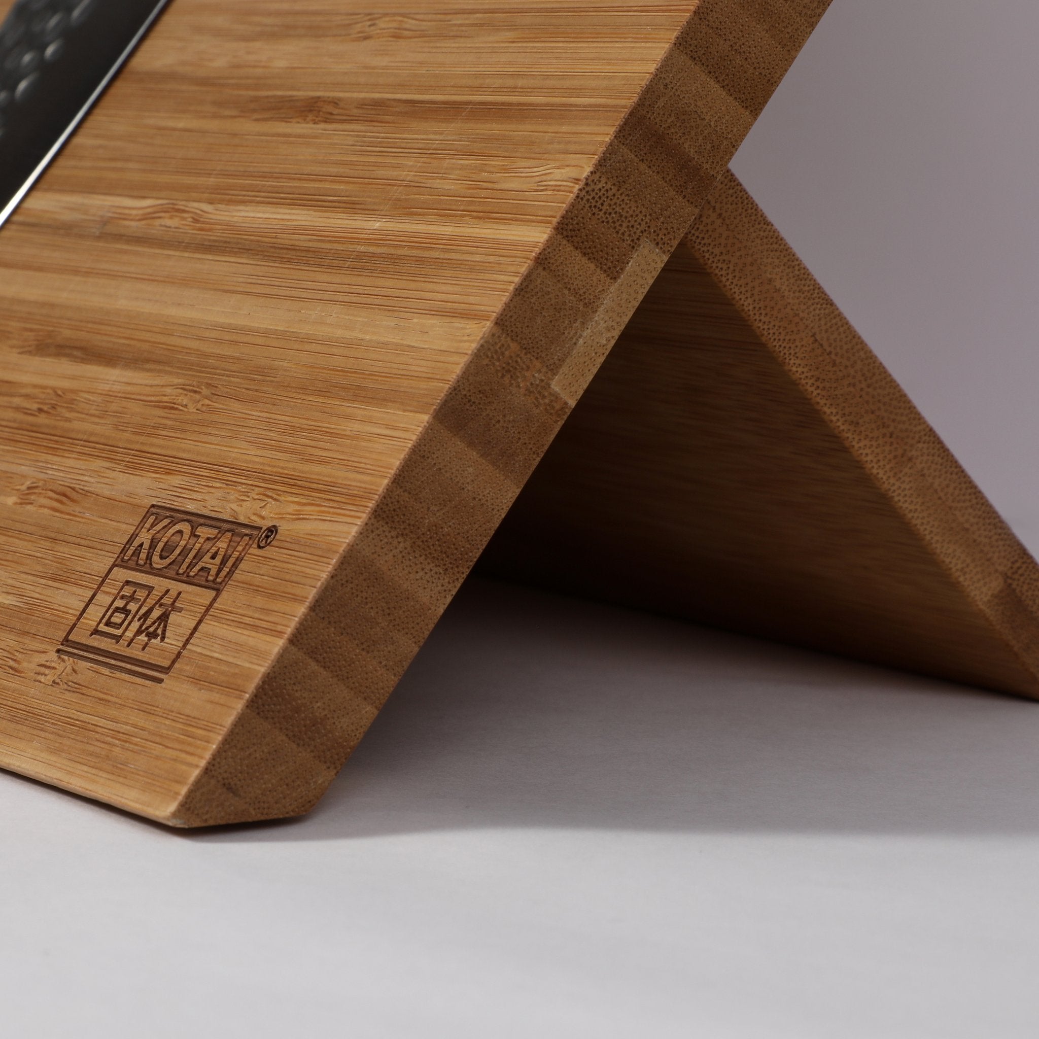 KOTAI magnetische bamboe messenhouder, productfoto 5