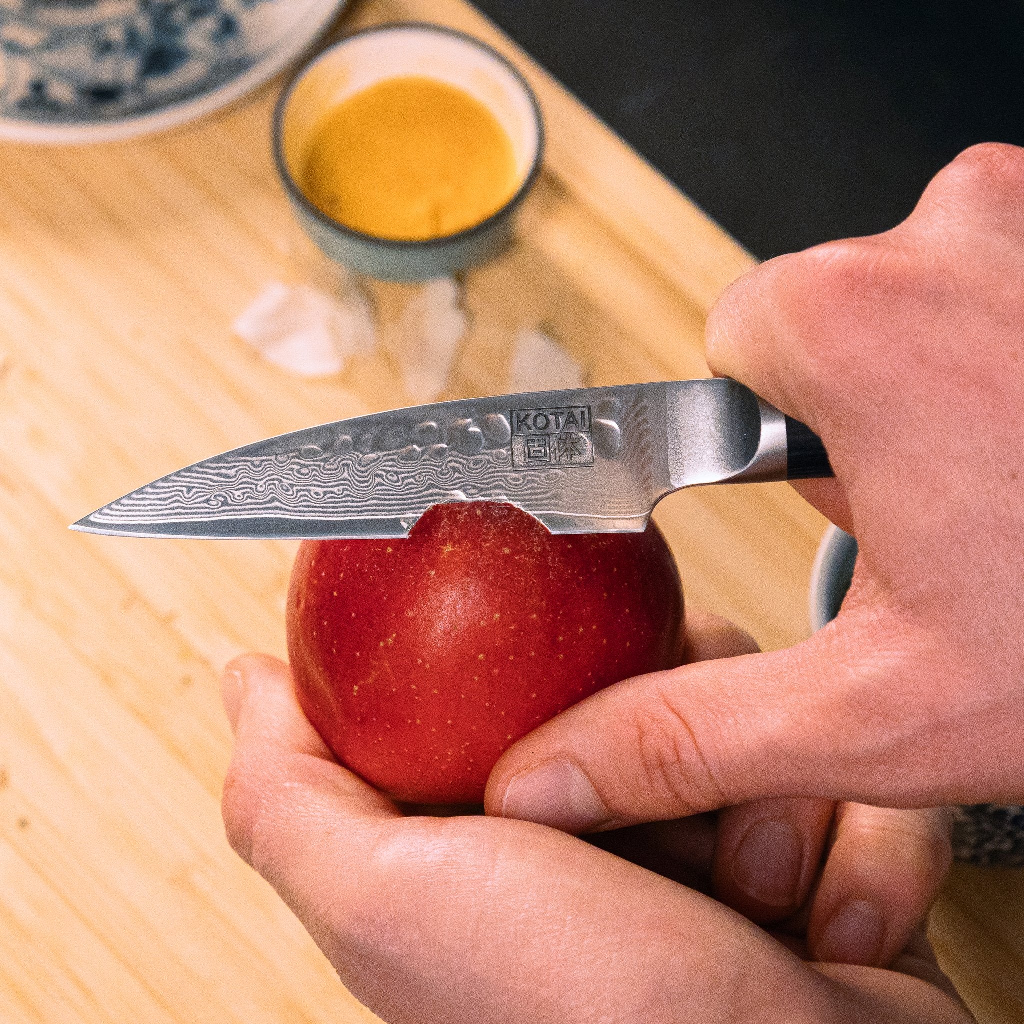 KOTAI Pakka Damascus Schilmes 9 cm, productfoto 5
