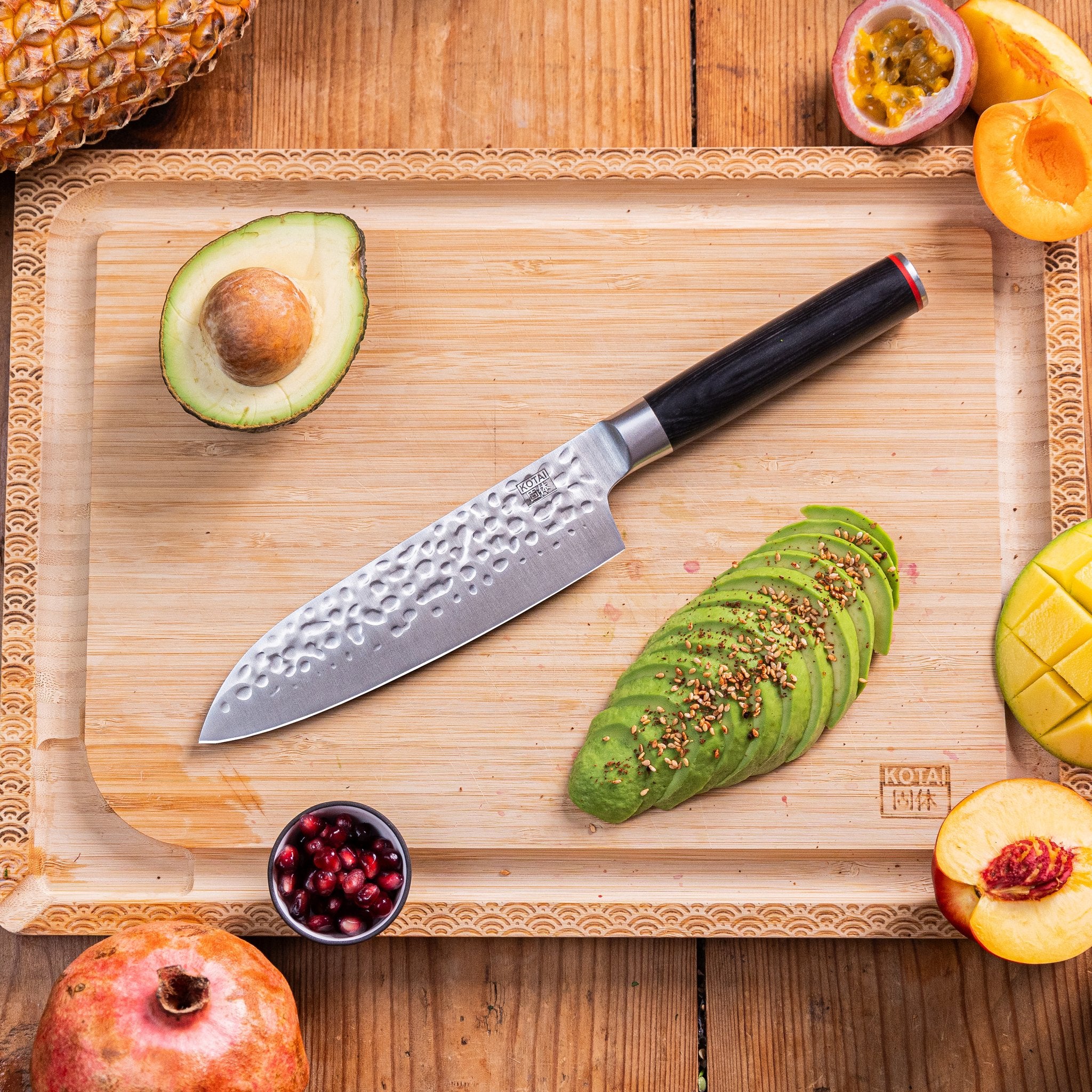 KOTAI Pakka Santoku 18 cm, productfoto 2