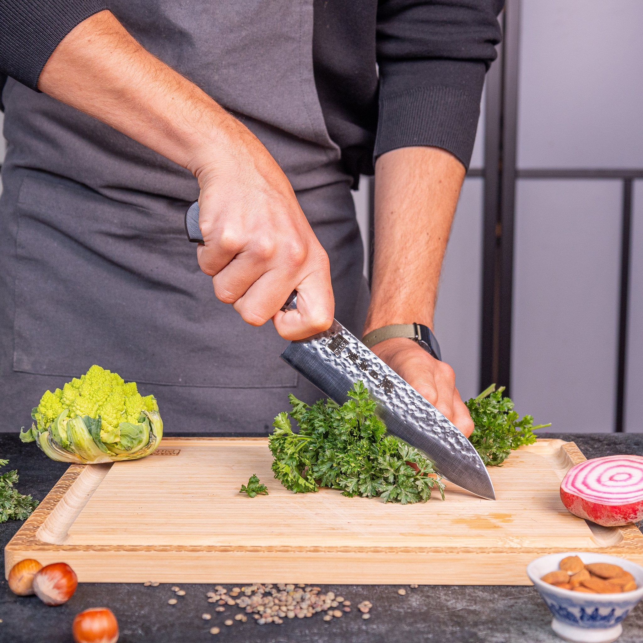 KOTAI Tsubame Santoku 18 cm, productfoto 2