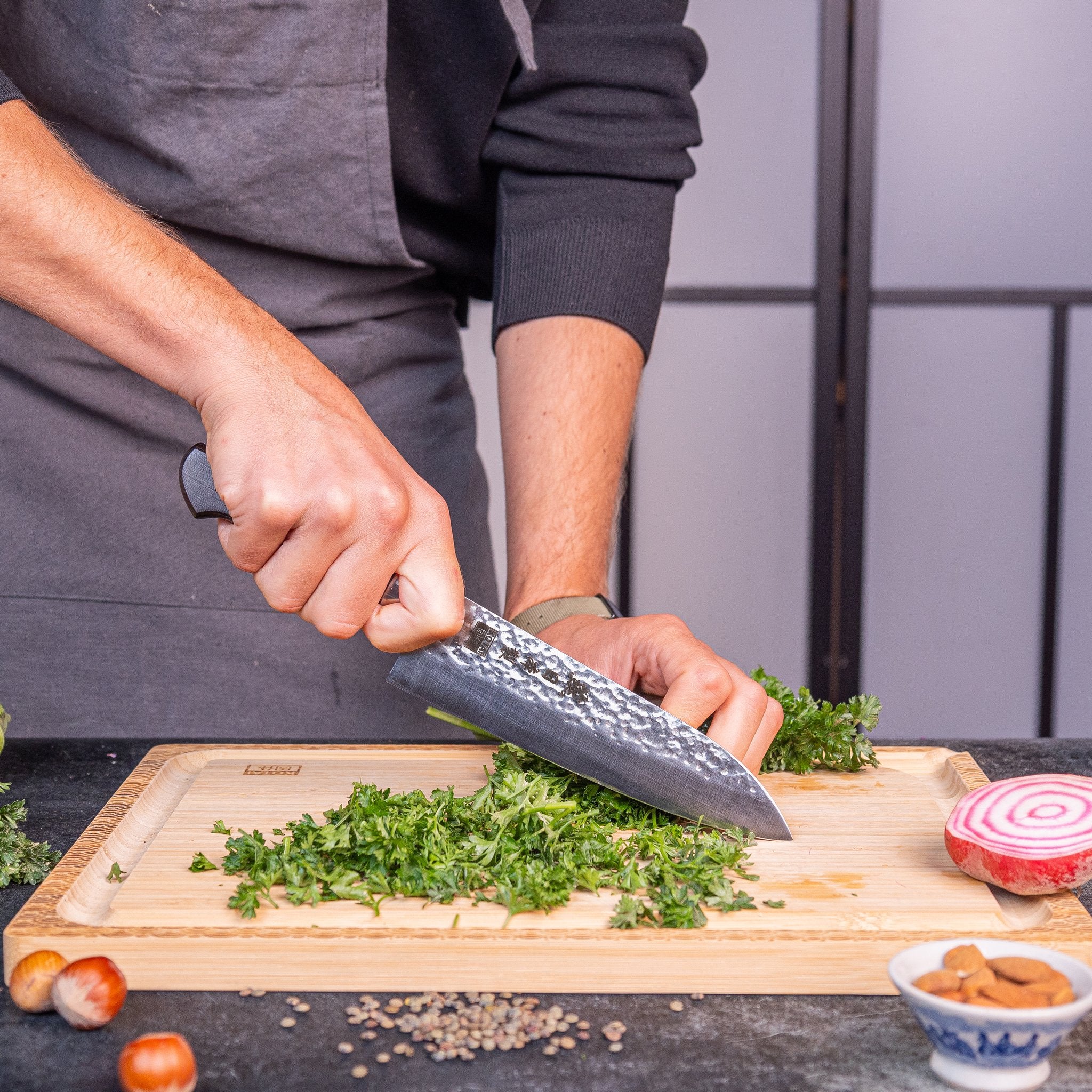 KOTAI Tsubame Santoku 18 cm, productfoto 5