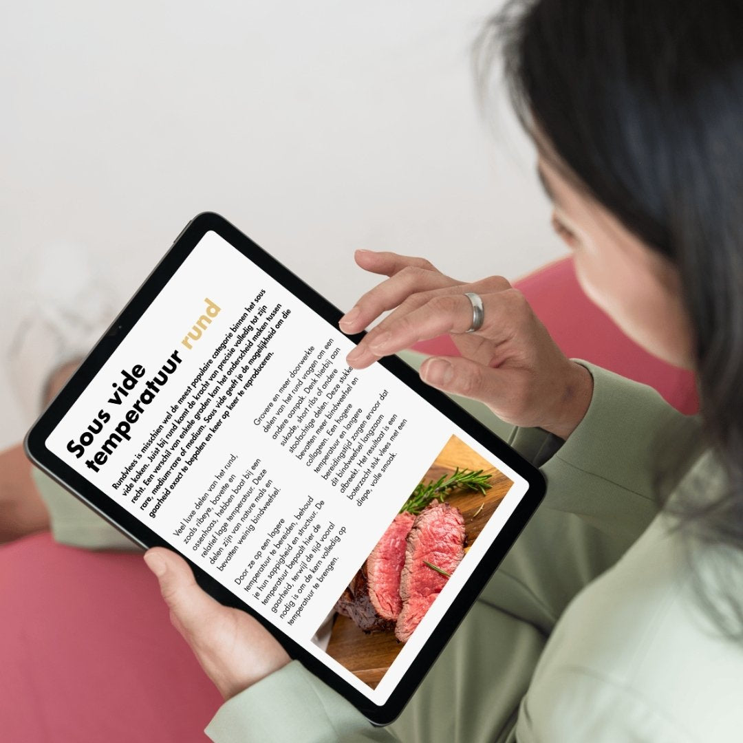 Sous vide tijden en temperaturen