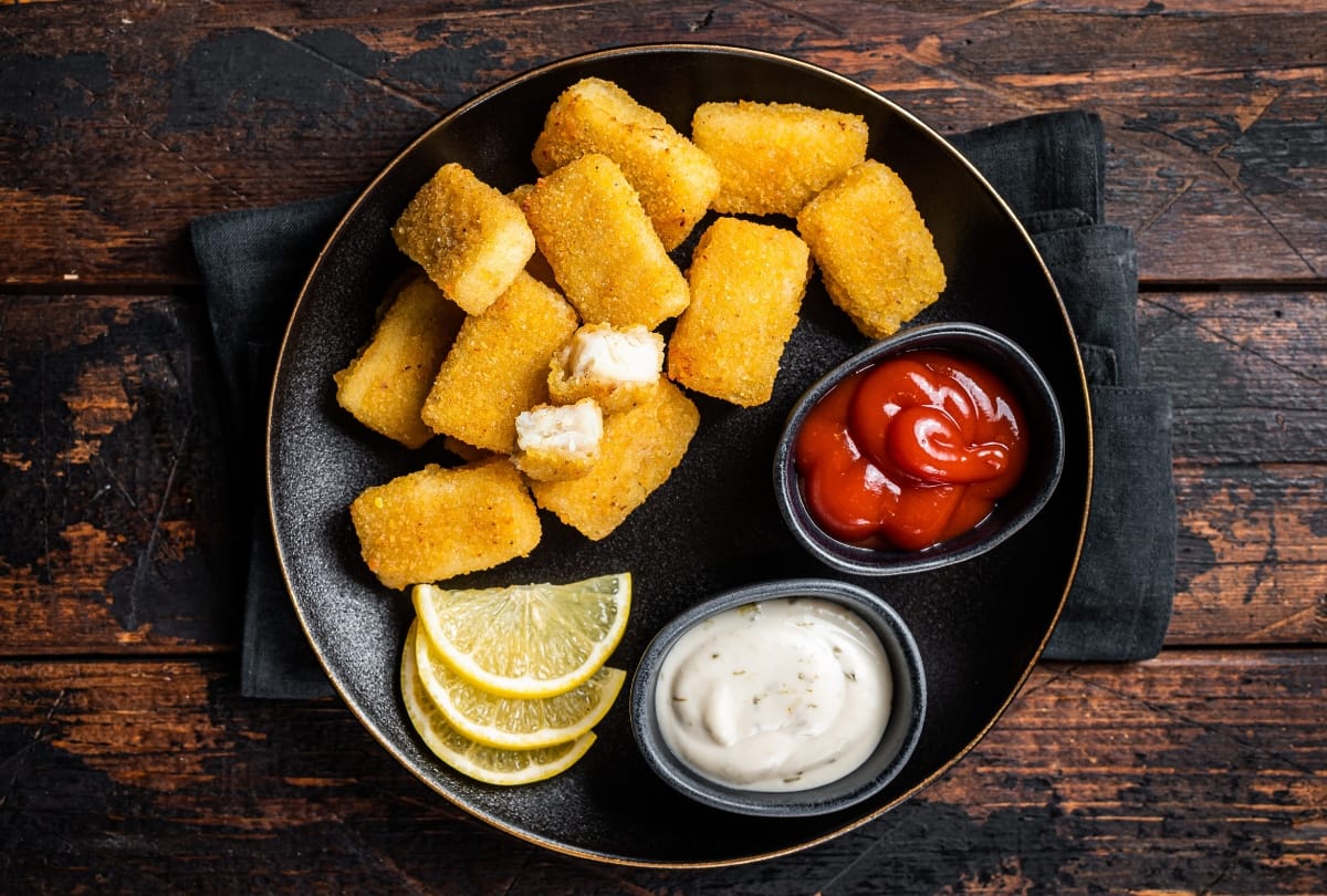 Gezonde zelfgemaakte fishsticks voor kinderen