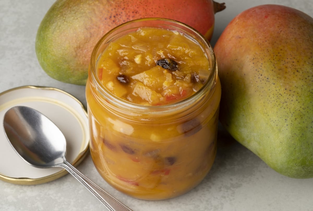 Mango chutney maken