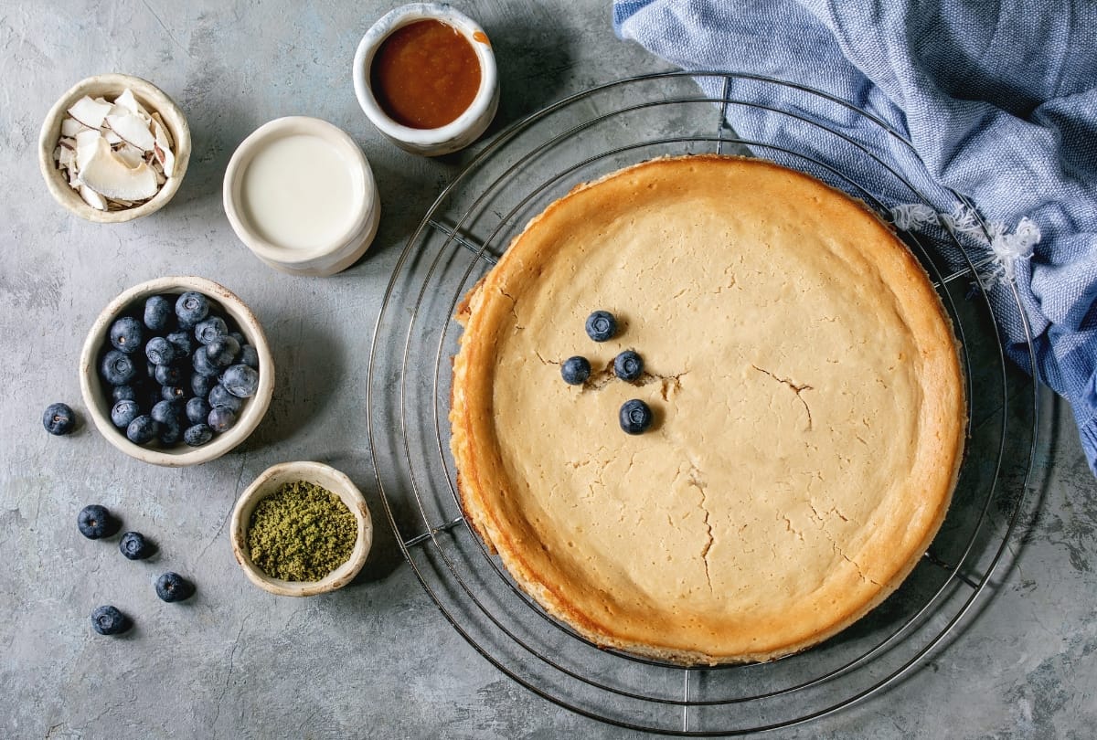Wat te doen als je cheesecake barst?