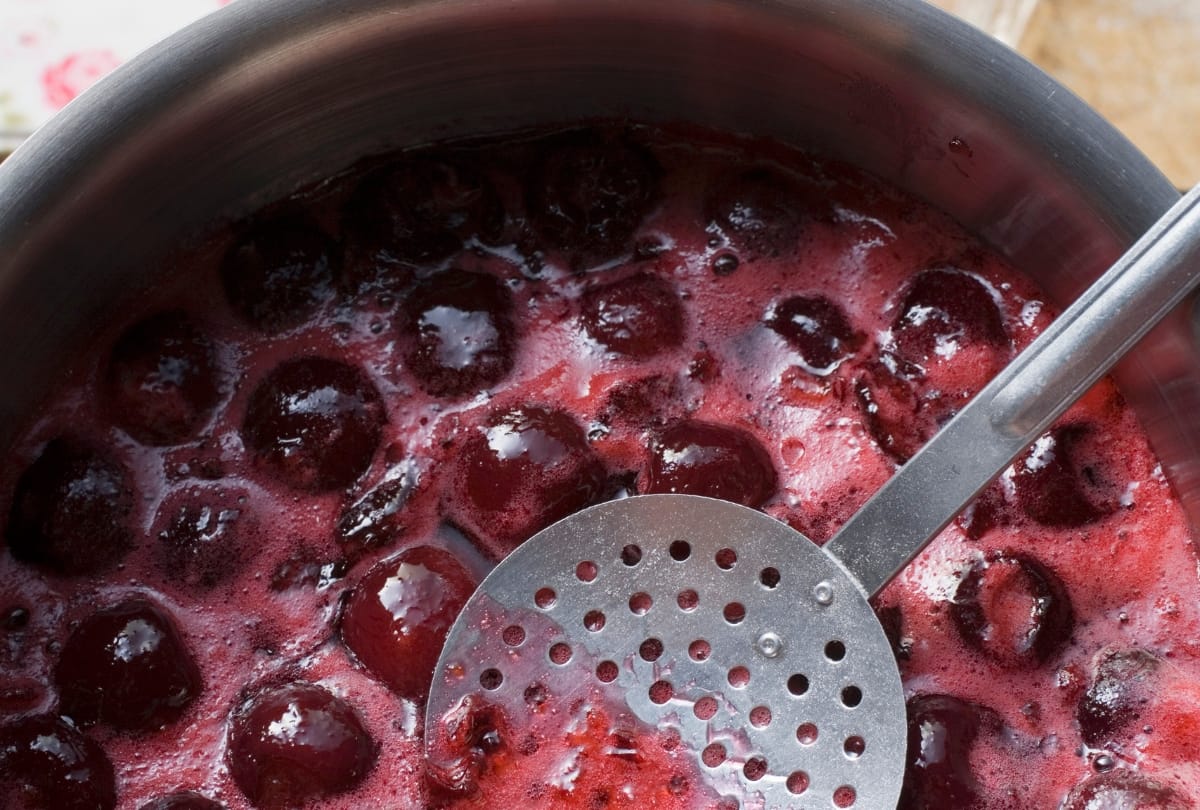 Sous-vide-kersen-jam