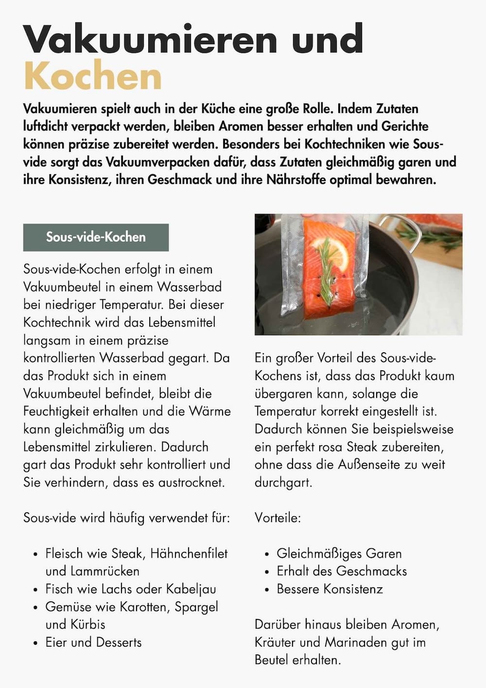 Alles, was Sie über das Vakuumieren wissen müssen