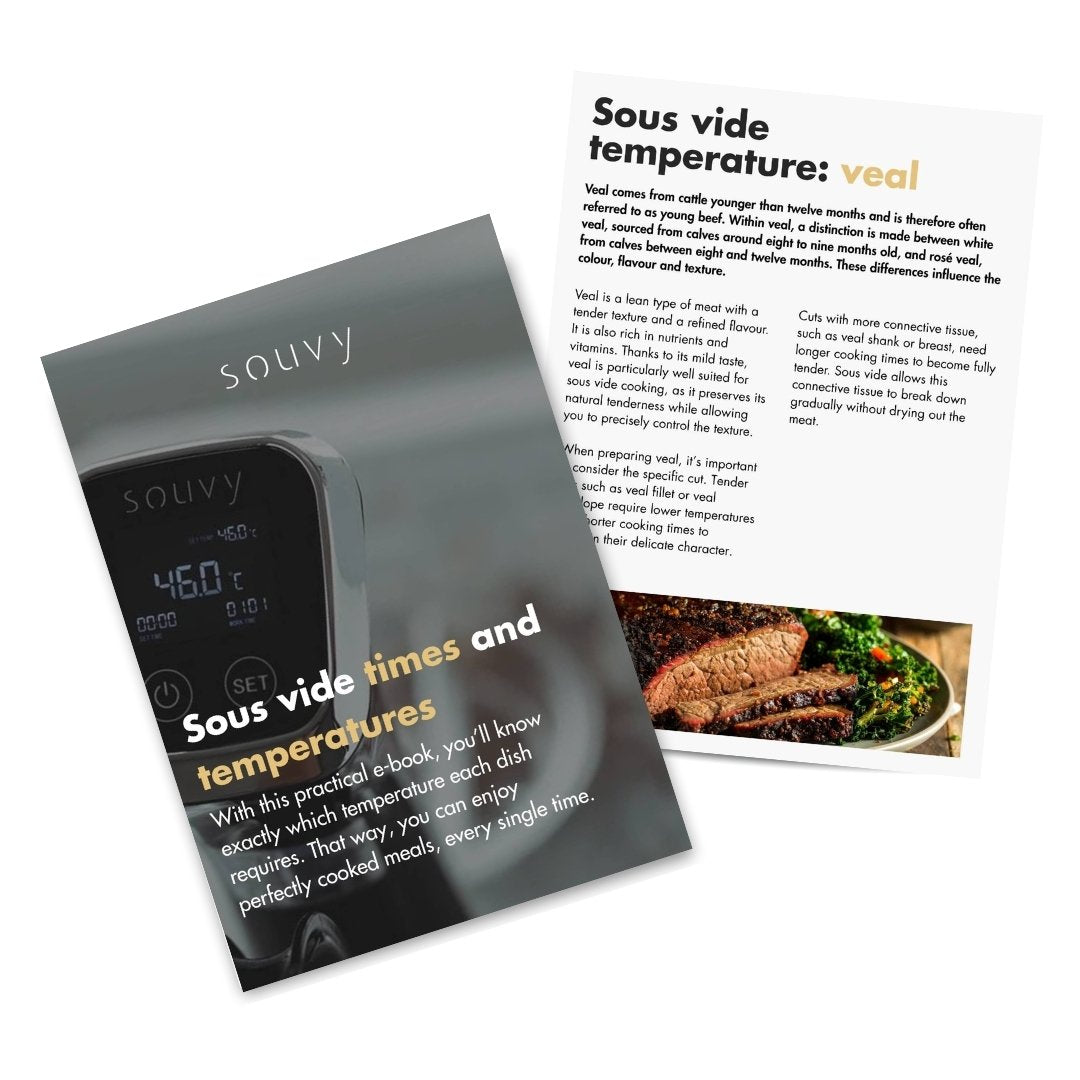 Sous vide times and temperatures