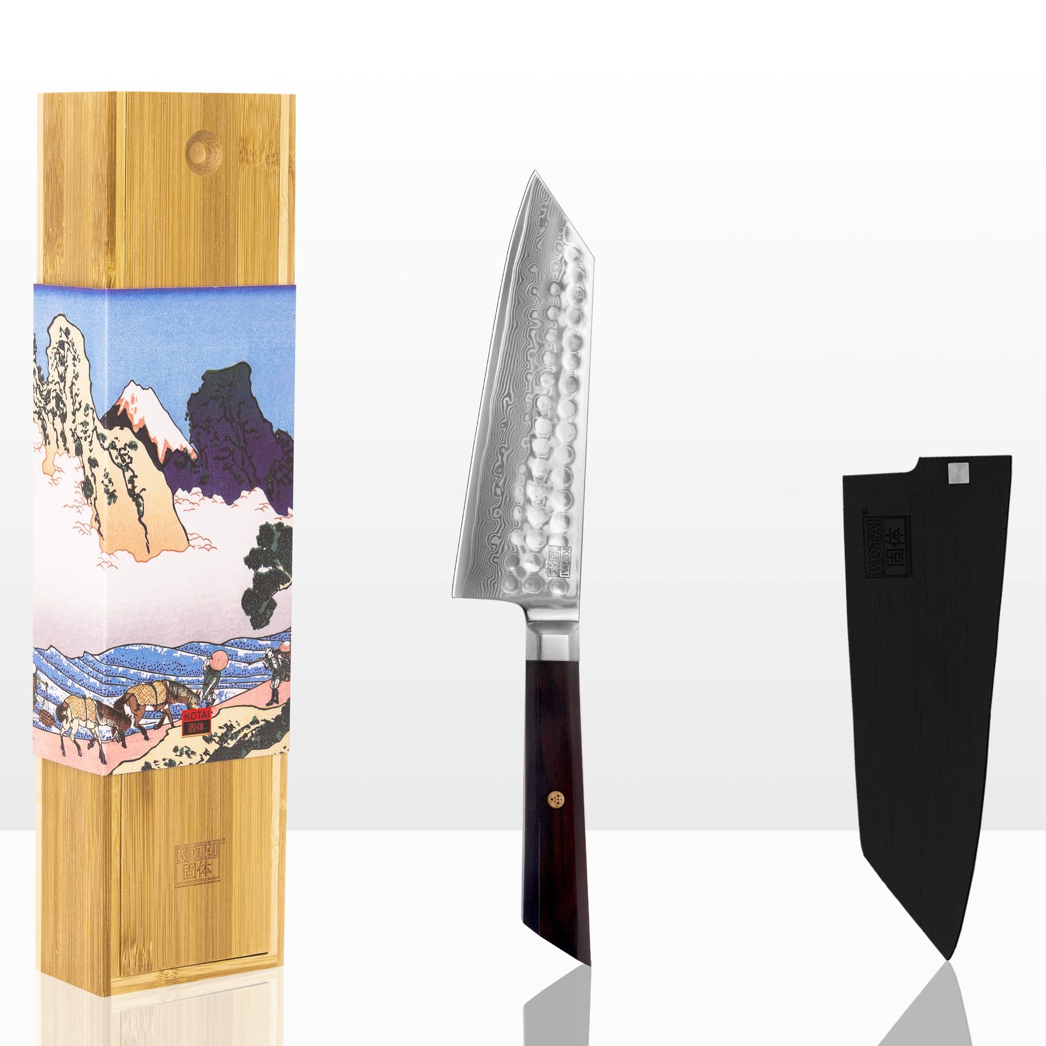 KOTAI Bunka Damascus Santoku 17 cm