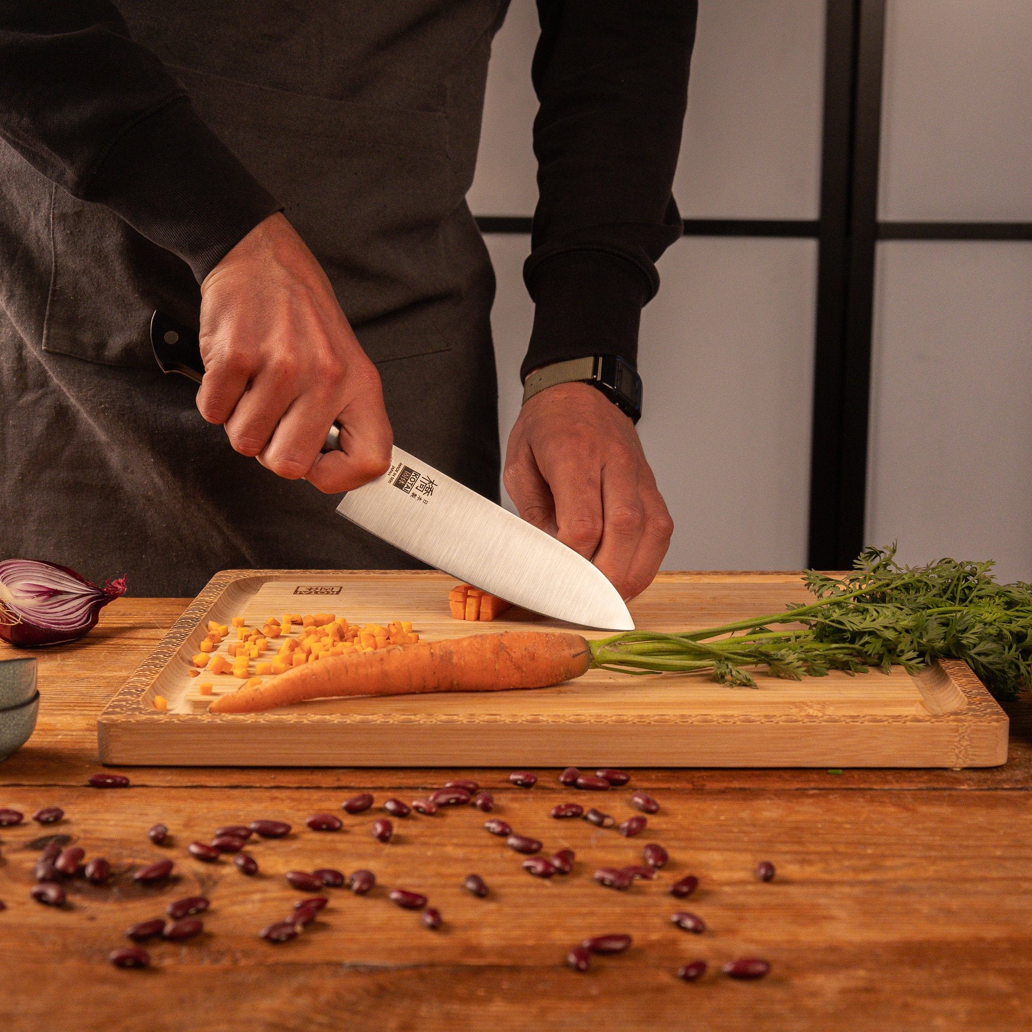 KOTAI Hashi Classic Santoku 17 cm, productfoto 5
