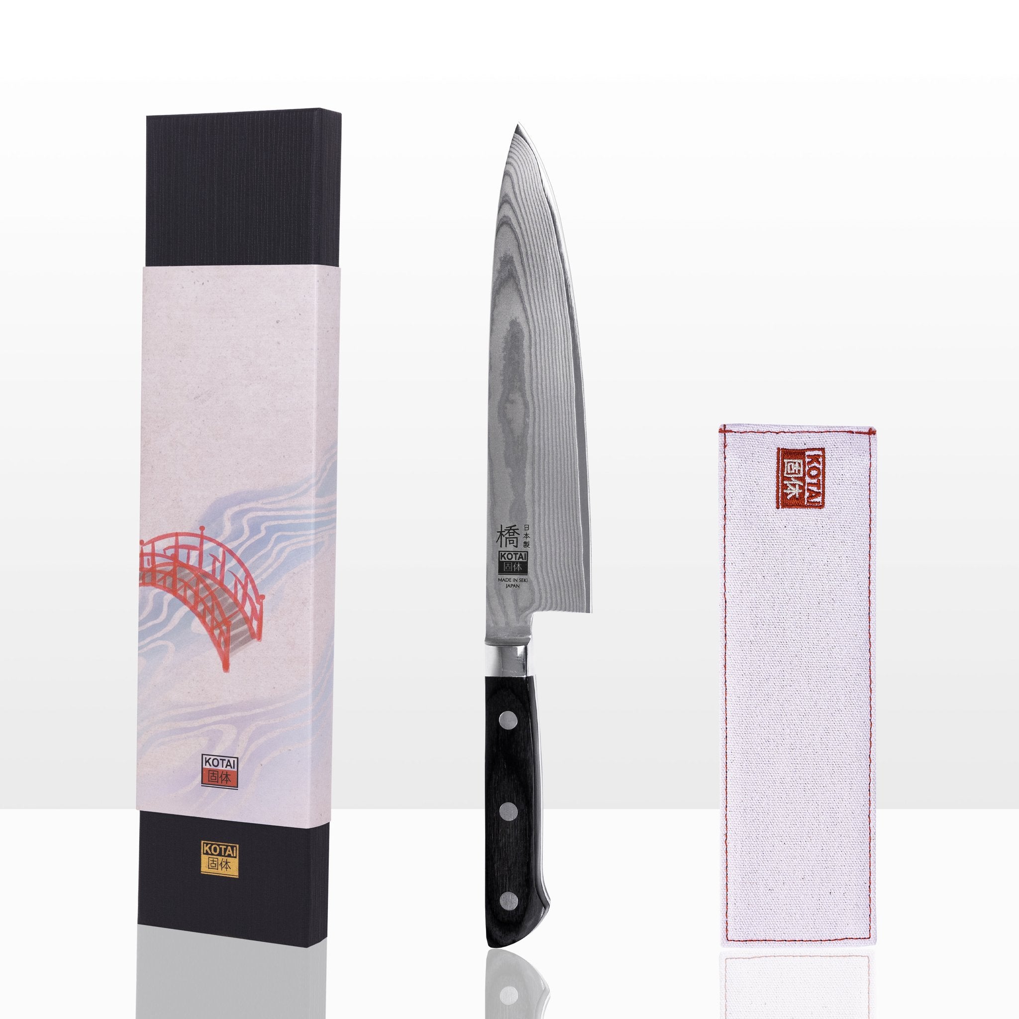 KOTAI Hashi Damascus Gyuto koksmes 20 cm