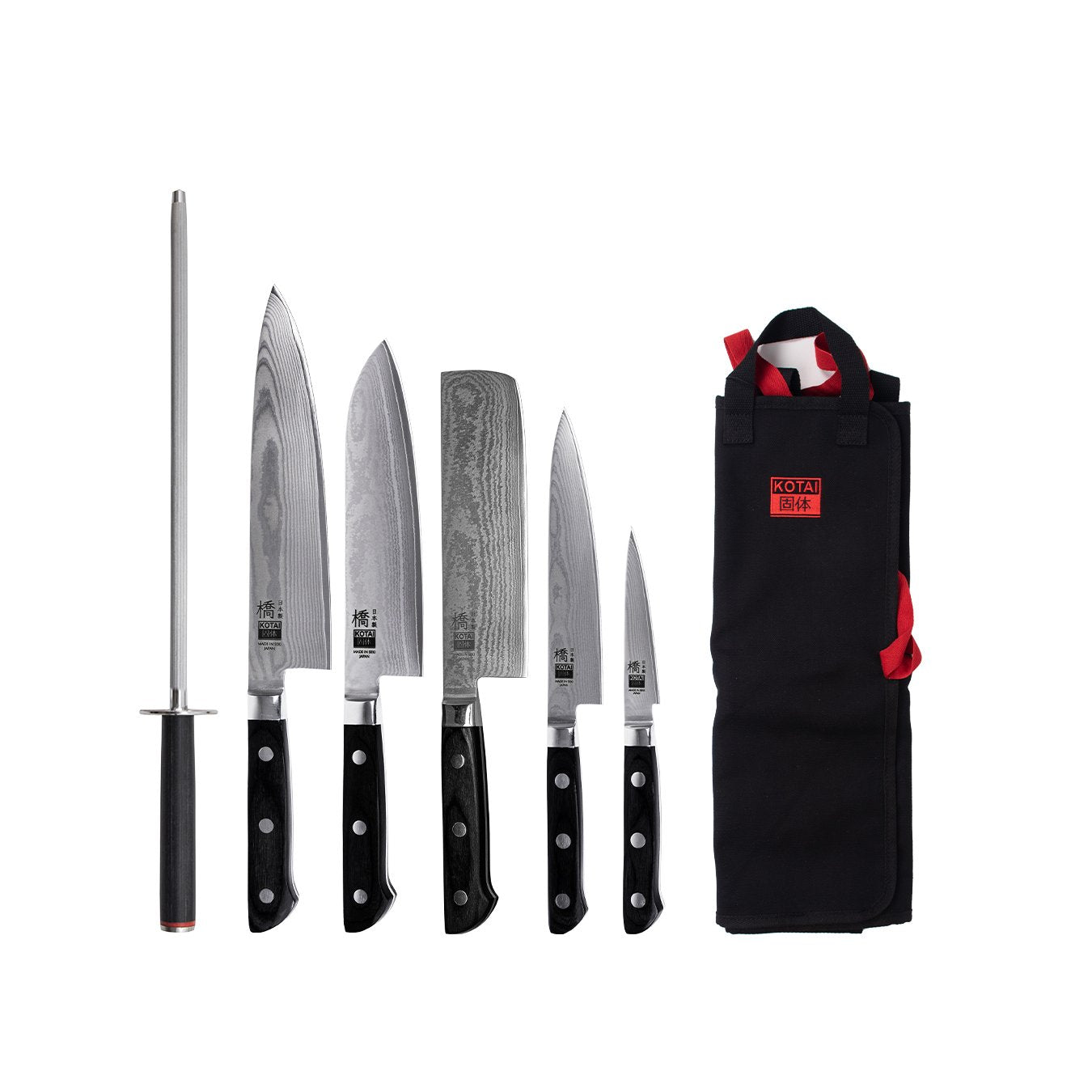 KOTAI Hashi Damascus nomad set 7-delig