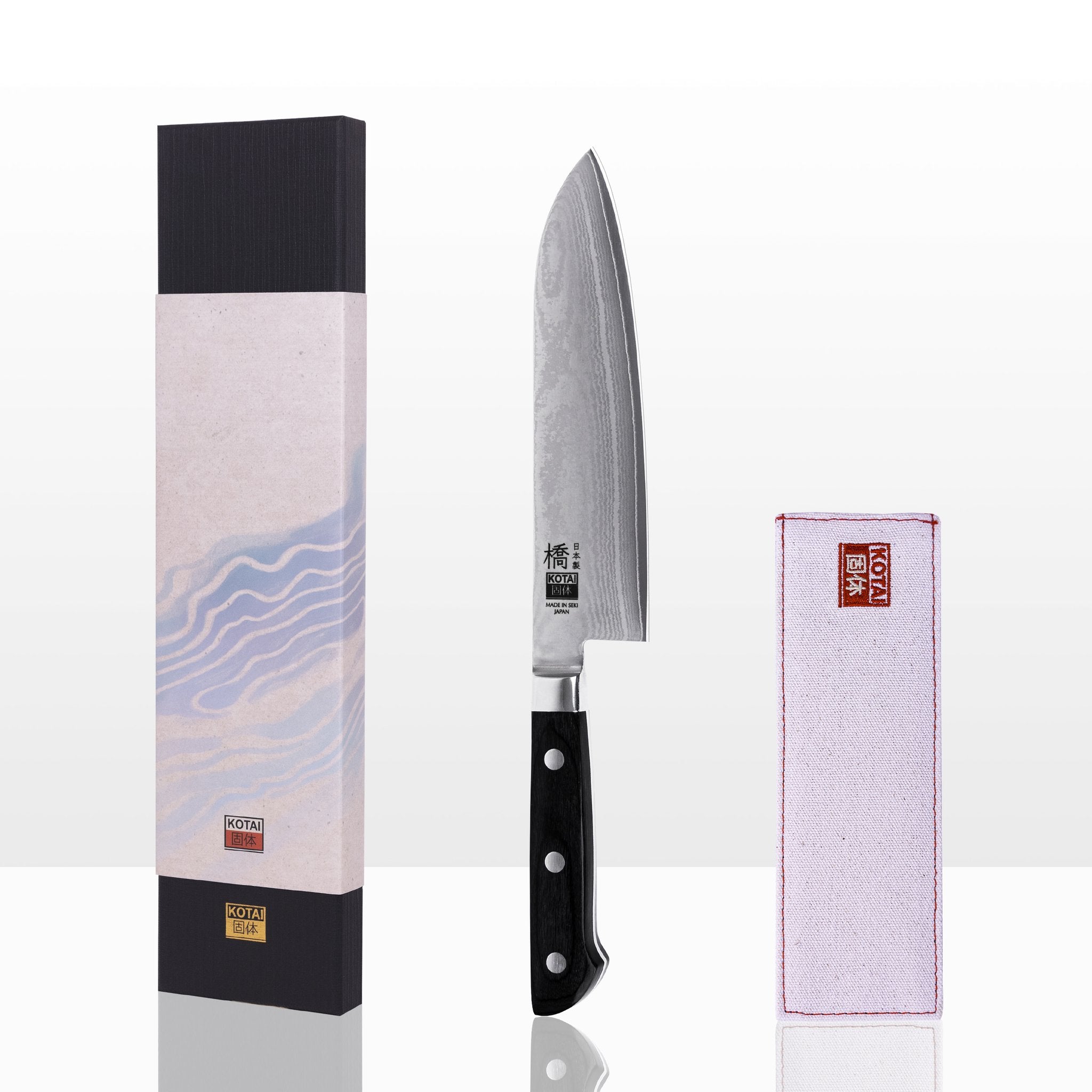 KOTAI Hashi Damascus Santoku 18 cm