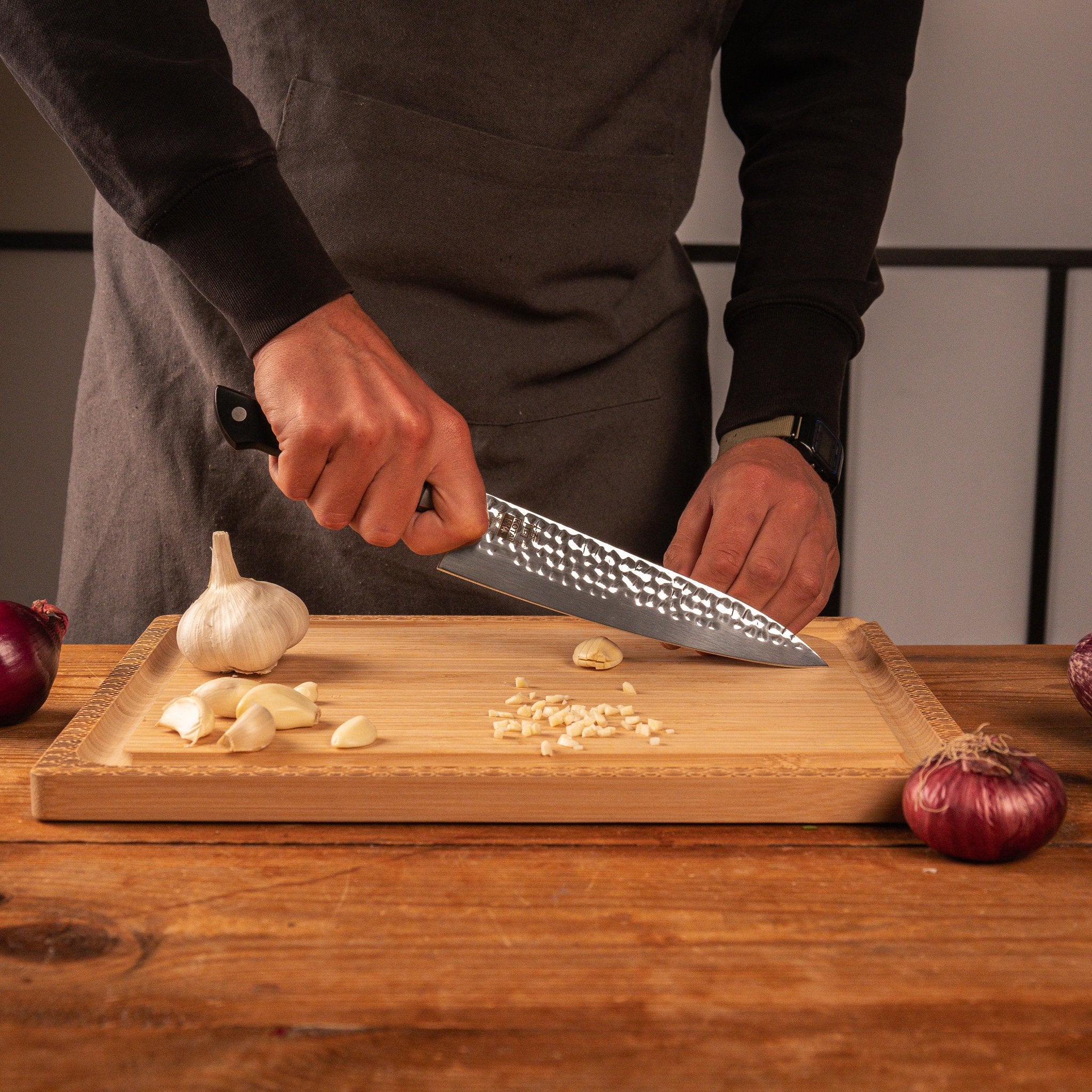 KOTAI Hashi Tsuchime Gyuto koksmes 20 cm, productfoto 3