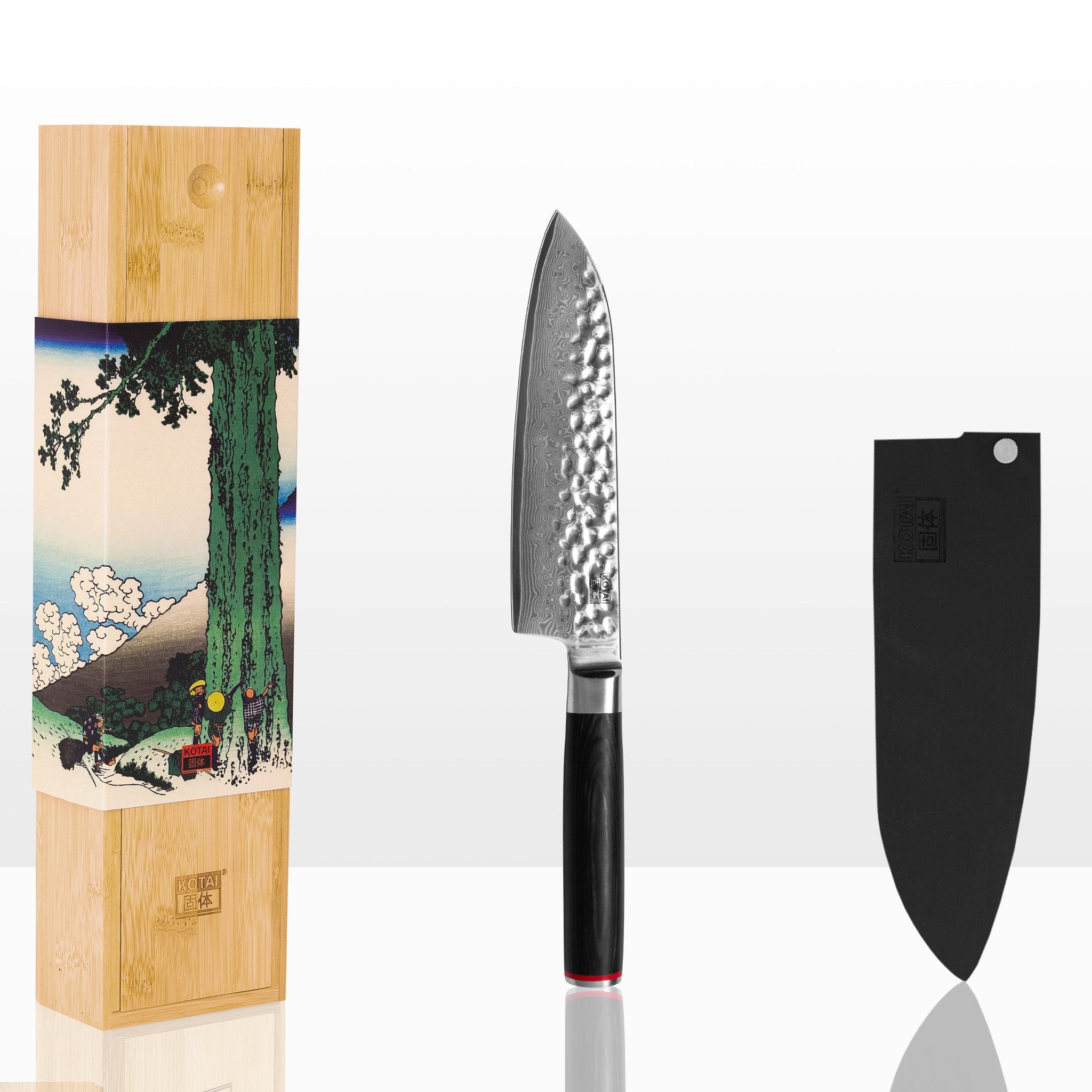 KOTAI Pakka Damascus Santoku 18 cm