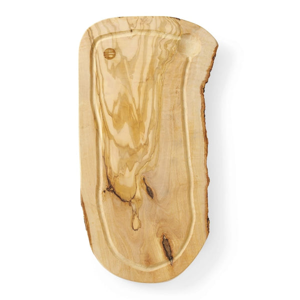 Serveerplank met groef
