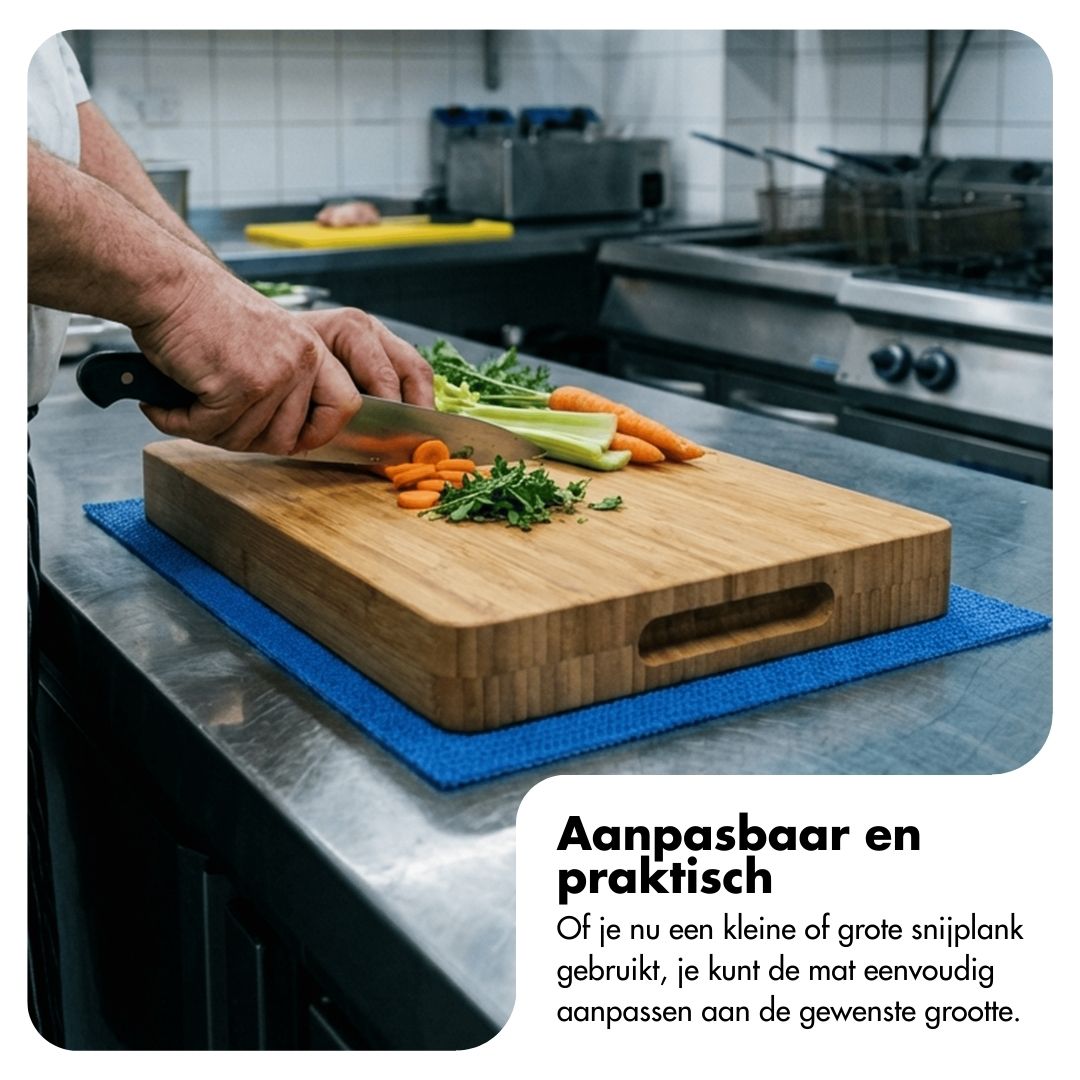 Anti-slip mat voor snijplank